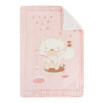 Paturica moale 110*140 cm, Polar Sherpa Fisher Pink