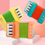Instrument muzical pentru copii ACORDION, in sortiment. - imagine 2