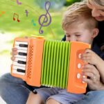 Instrument muzical pentru copii ACORDION, in sortiment. - imagine 3