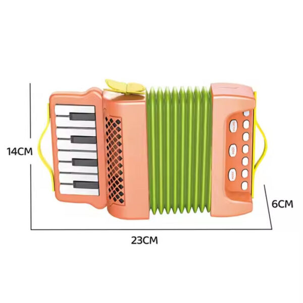 Instrument muzical pentru copii ACORDION, in sortiment. - imagine 4