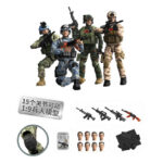 Figurină soldat FORȚE SPECIALE cu accesorii, 4 figurine asortate. - imagine 2