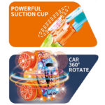 Pista de curse auto flexibilă cu mașinuță pentru copii, 234 piese - imagine 3