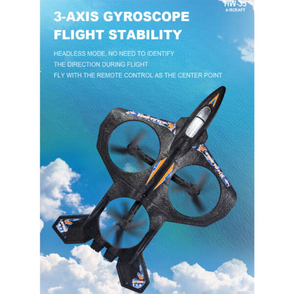 Avion de lupta cu telecomanda, functii drona - imagine 3