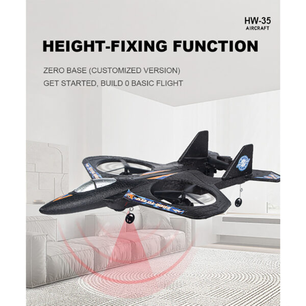 Avion de lupta cu telecomanda, functii drona - imagine 5