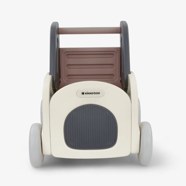 Cărucior-antemergator Kikkaboo 4 în 1 TROLIE 2 Beige - imagine 6