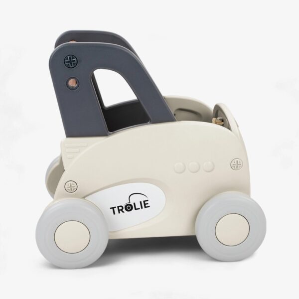 Cărucior-antemergator Kikkaboo 4 în 1 TROLIE 2 Beige - imagine 5