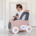 Cărucior-antemergator Kikkaboo 4 în 1 TROLIE 2 Beige - imagine 7