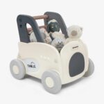 Cărucior-antemergator Kikkaboo 4 în 1 TROLIE 2 Beige - imagine 4