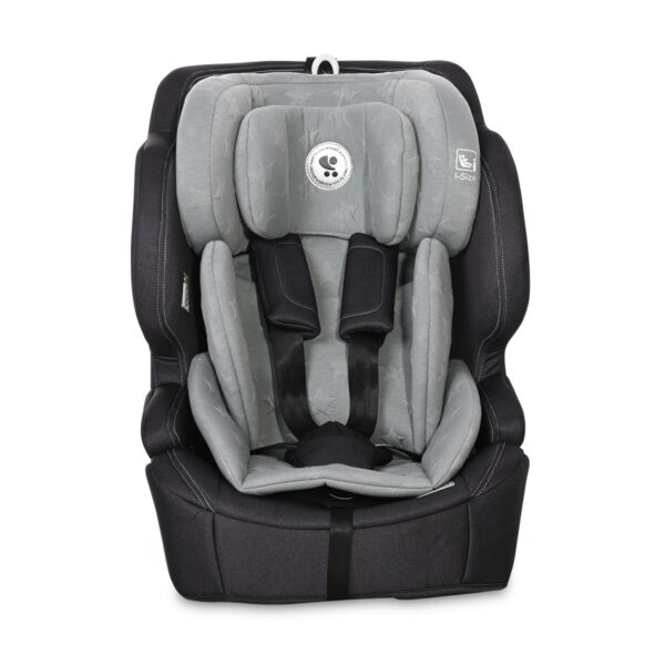 Scaun auto 76-150 cm Lorelli ANDROMEDA ISOFIX i-SIZE Cool Grey STARS - imagine 2