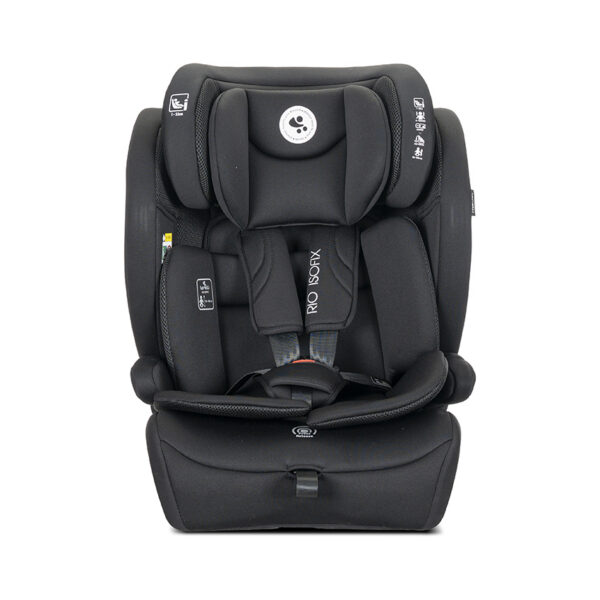 Автокресло 76-150 см Lorelli RIO i-SIZE ISOFIX Black — изображение 3