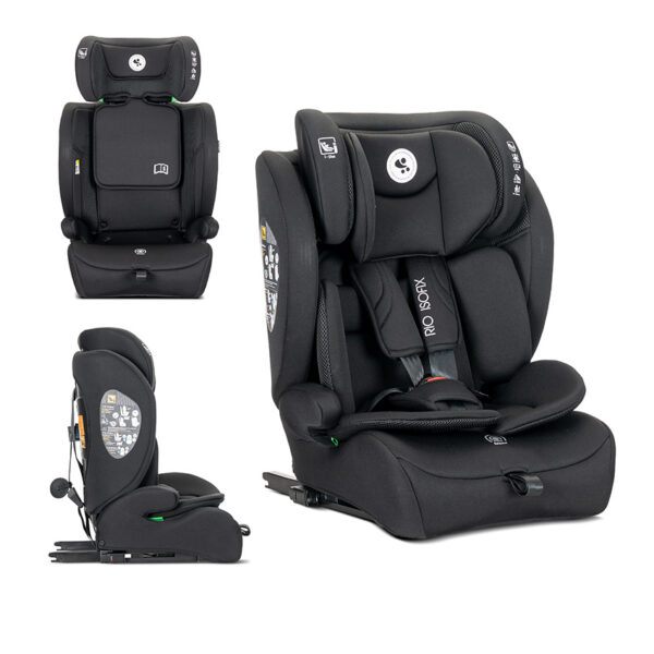 Автокресло 76-150 см Lorelli RIO i-SIZE ISOFIX Black — изображение 8