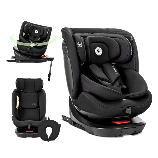 Scaun auto 40-150 cm Lorelli CONCORD PRO i-SIZE Isofix Black + pernuta de calatorie - imagine 7
