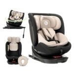 Scaun auto 40-150 cm Lorelli CONCORD PRO i-SIZE Isofix Beige + pernuta de calatorie - imagine 7