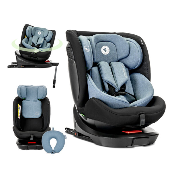 Scaun auto 40-150 cm Lorelli CONCORD PRO i-SIZE Isofix Blue + pernuta de calatorie - imagine 7
