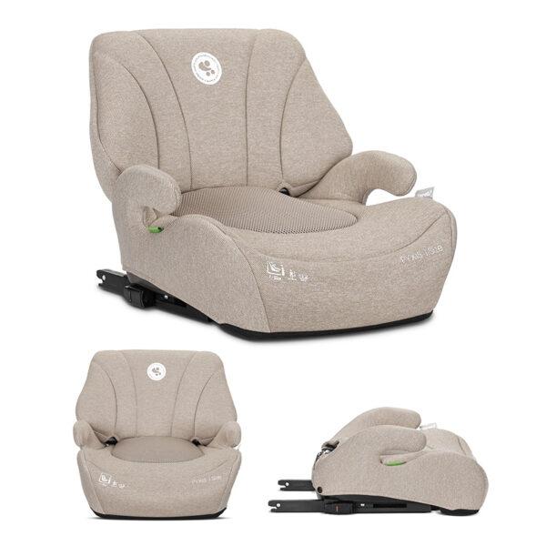 Scaun auto buster 125-150 cm Lorelli PYXIS Isofix Beige - imagine 4