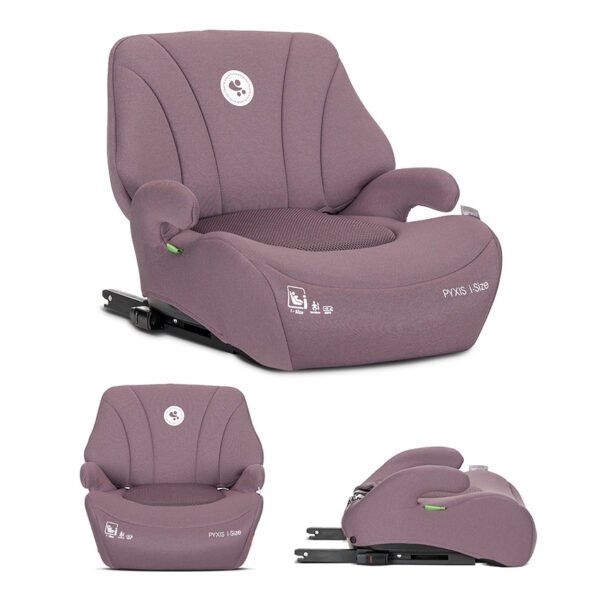 Scaun auto buster 125-150 cm Lorelli PYXIS Isofix Pink - imagine 4