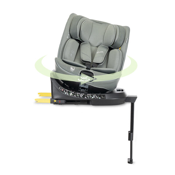 Scaun auto 40-150 cm Lorelli SOLARIS i-SIZE Isofix Green - imagine 4