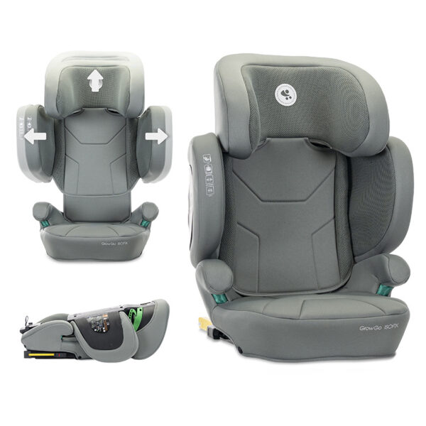 Автокресло складное 100-150 см Lorelli GROWGO i-SIZE ISOFIX Green — изображение 4