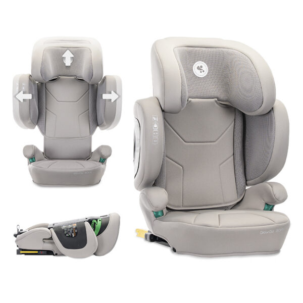 Автокресло складное 100-150 см Lorelli GROWGO i-SIZE ISOFIX Grey — изображение 4