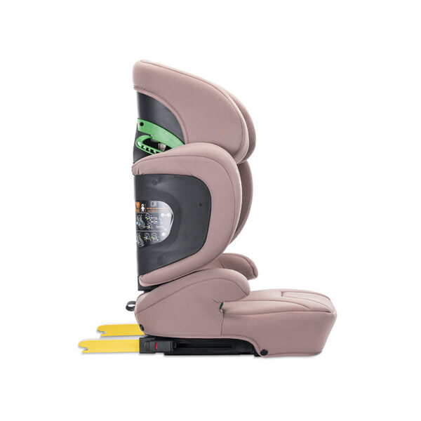 Автокресло складное 100-150 см Lorelli GROWGO i-SIZE ISOFIX Pink — изображение 3