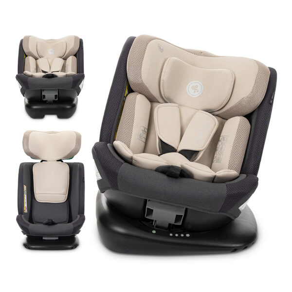 Scaun auto 40-150 cm Lorelli SAGITTA i-SIZE Beige - imagine 7