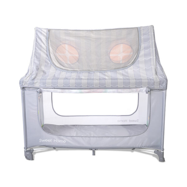Кровать-манеж с крышей Lorelli SWEET HOME 2 Grey — изображение 10