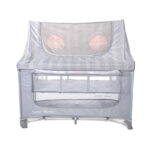 Кровать-манеж с крышей Lorelli SWEET HOME 2 Grey — изображение 3