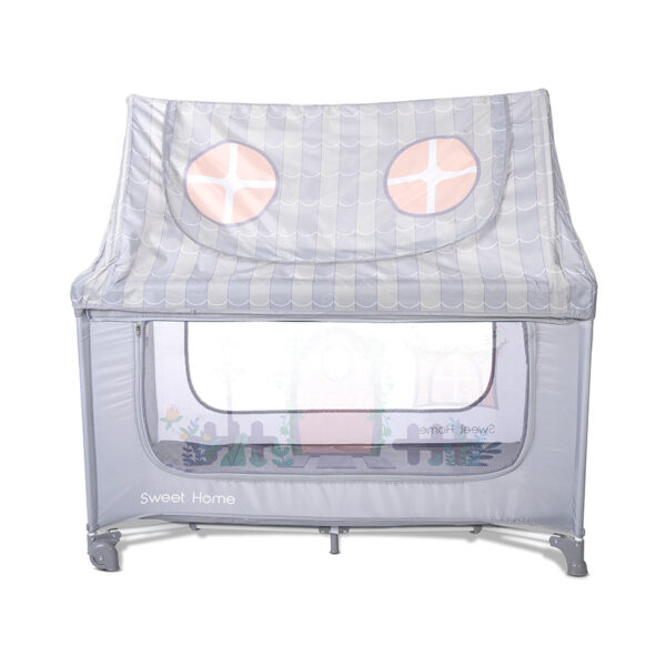 Кровать-манеж с крышей Lorelli SWEET HOME 2 Grey — изображение 9