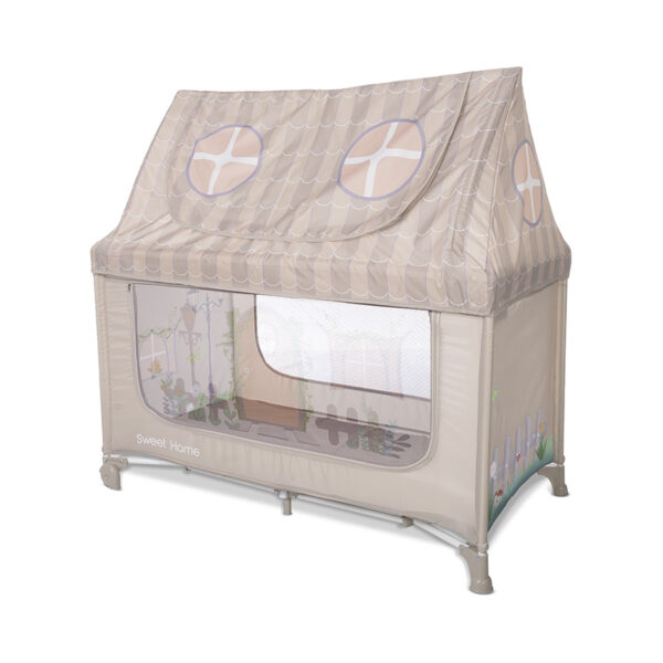 Pat pliant tip casuta Lorelli SWEET HOME 2 Beige - imagine 8