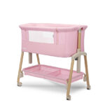 Patut Co-Sleeper Lorelli MILLIE Pink/wooden effect - imagine 2