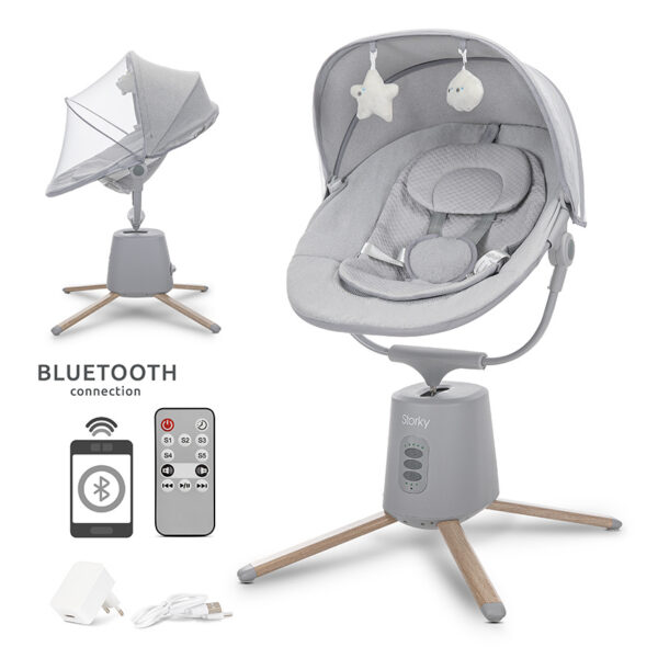 Электронный шезлонг Lorelli STORKY Grey — изображение 7