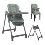 Стульчик для кормления 3-в-1 Lorelli CHEIF Green Leather