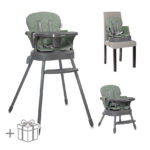Стульчик для кормления 3-в-1 Lorelli SIESTA Green Leather