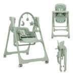 Scaun de masa 2-in-1 Lorelli NOMINO Green - imagine 7