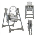 Стульчик-электрокачели для кормления 2-в-1 Lorelli NOMINO Grey — изображение 7