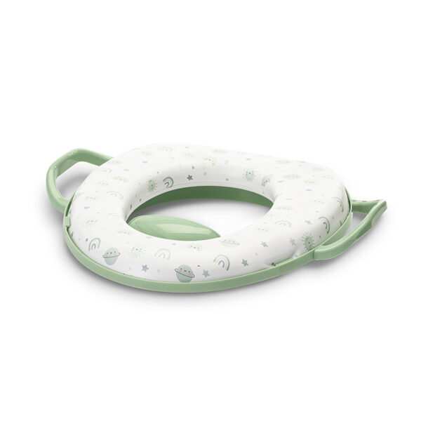 Reductor moale pentru toaleta cu mânere Lorelli PLANETS Green - imagine 2