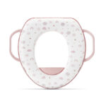 Reductor moale pentru toaleta cu mânere Lorelli PLANETS Pink