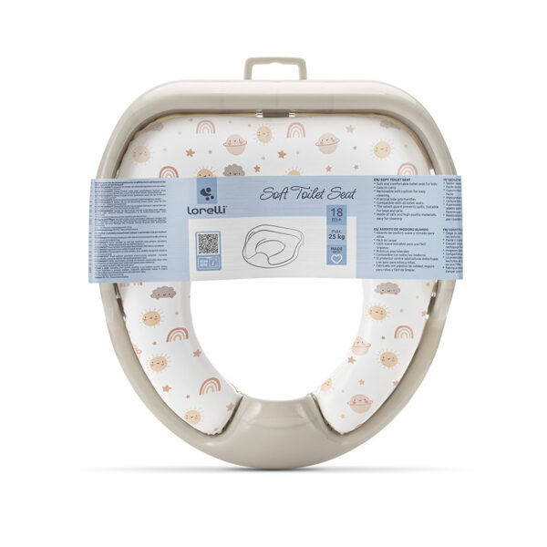Мягкое сиденье на унитаз Lorelli PLANETS Beige — изображение 3