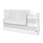 Кроватка детская Lorelli MAXI PLUS NEW White&Milky Green — изображение 5