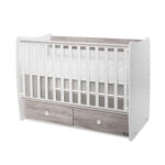 Кроватка детская Lorelli MATRIX NEW WHITE/ARTWOOD — изображение 2
