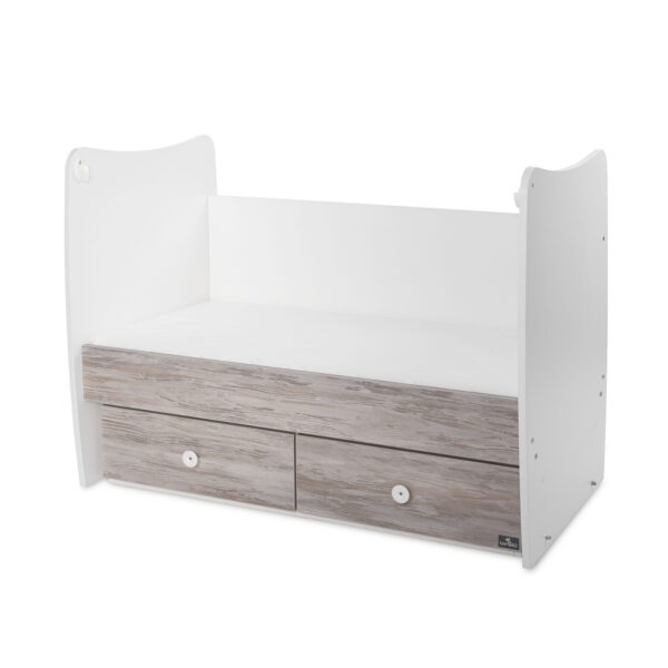 Кроватка детская Lorelli MATRIX NEW WHITE/ARTWOOD — изображение 5