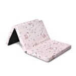 Saltea pliabila de voiaj Lorelli, 60x120x5 cm, PINK BALLERINA BEAR