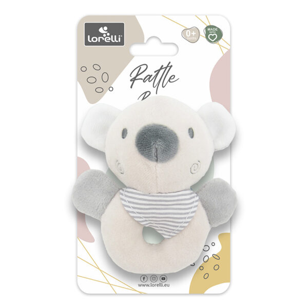 Погремушка плюшевая Lorelli BEAR BEIGE — изображение 2