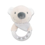 Плюшевая погремушка с колечком Lorelli BEAR BEIGE