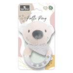 Плюшевая погремушка с колечком Lorelli BEAR BEIGE — изображение 2
