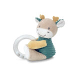 Плюшевая погремушка с колечком Lorelli DEER BLUE