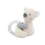 Плюшевая погремушка с колечком Lorelli BEAR BEIGE
