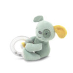 Плюшевая погремушка с колечком Lorelli DOG GREEN