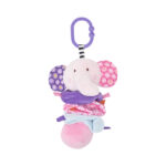 Jucarie de agatat vibro Lorelli Toys ELEPHANT Pink