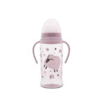 Бутылочка для кормления с ручками 350 ml Lorelli MY FRIEND Mellow Rose